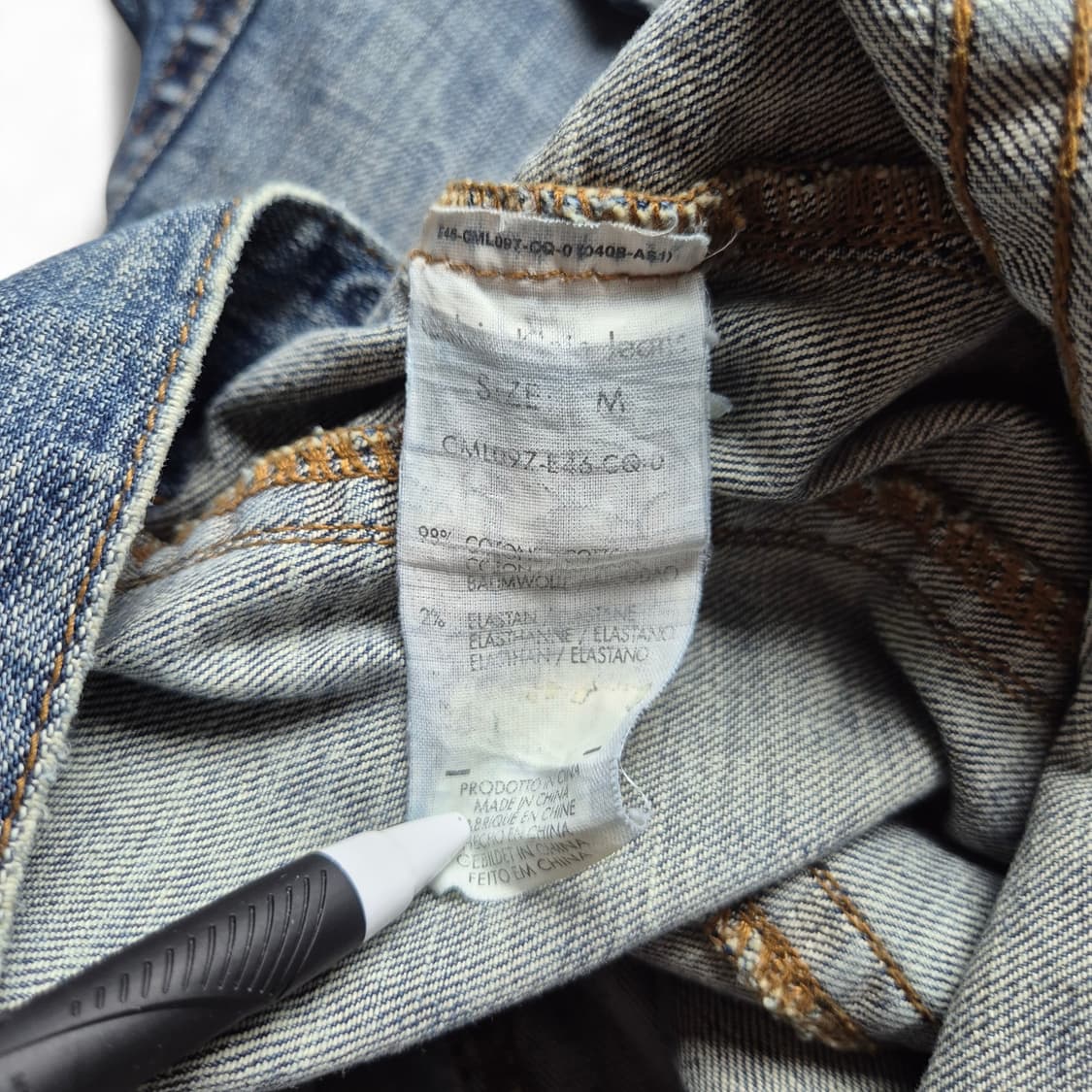 [M] 캘빈클라인 로고 데님자켓 상품이미지9