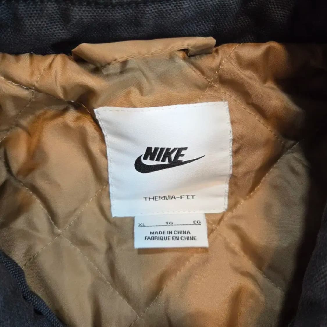최상급) 나이키 신형 빅로고 코튼 퀄팅 코치자켓 (XL)
 상품이미지7