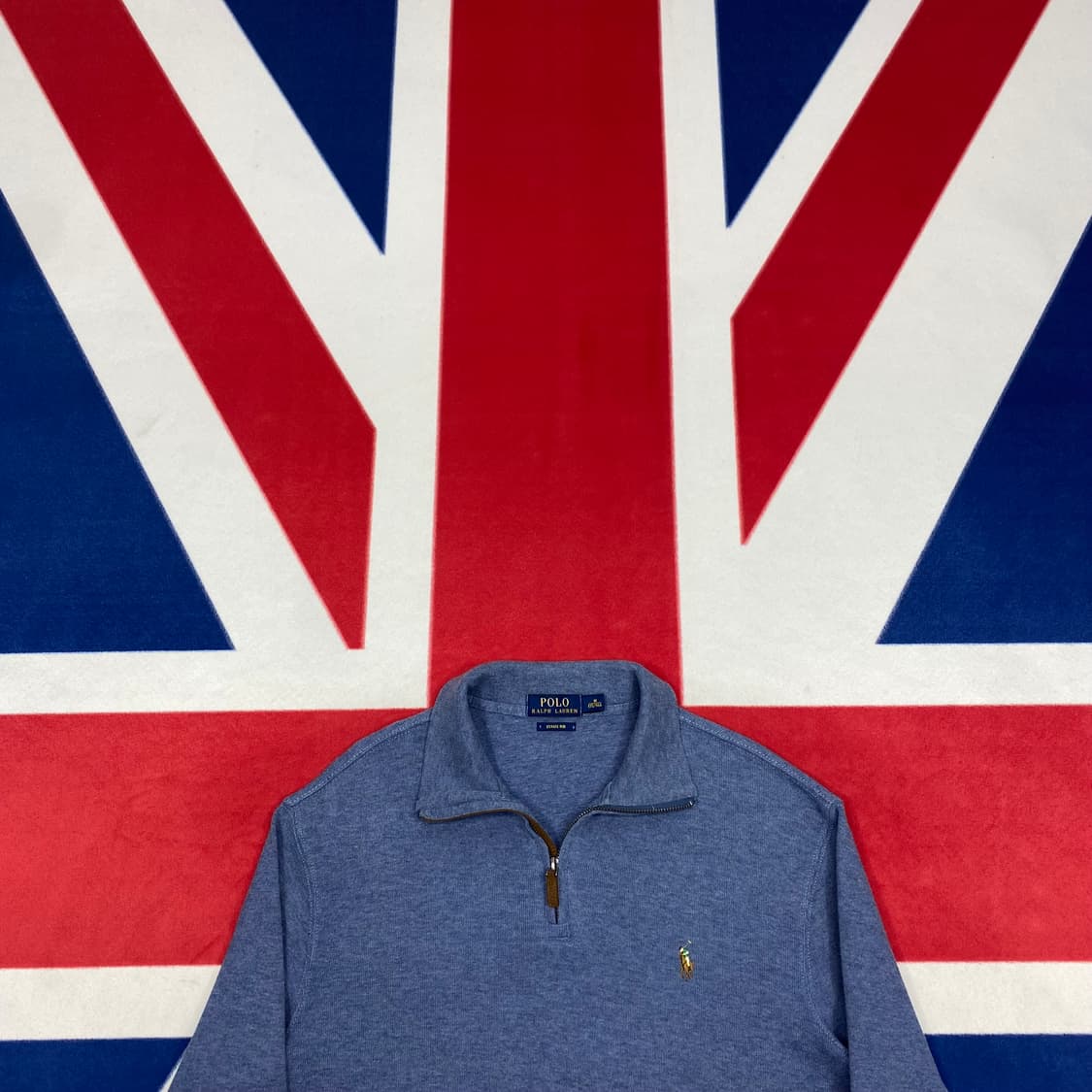 폴로 반집업 니트 M 실측L 상품이미지2