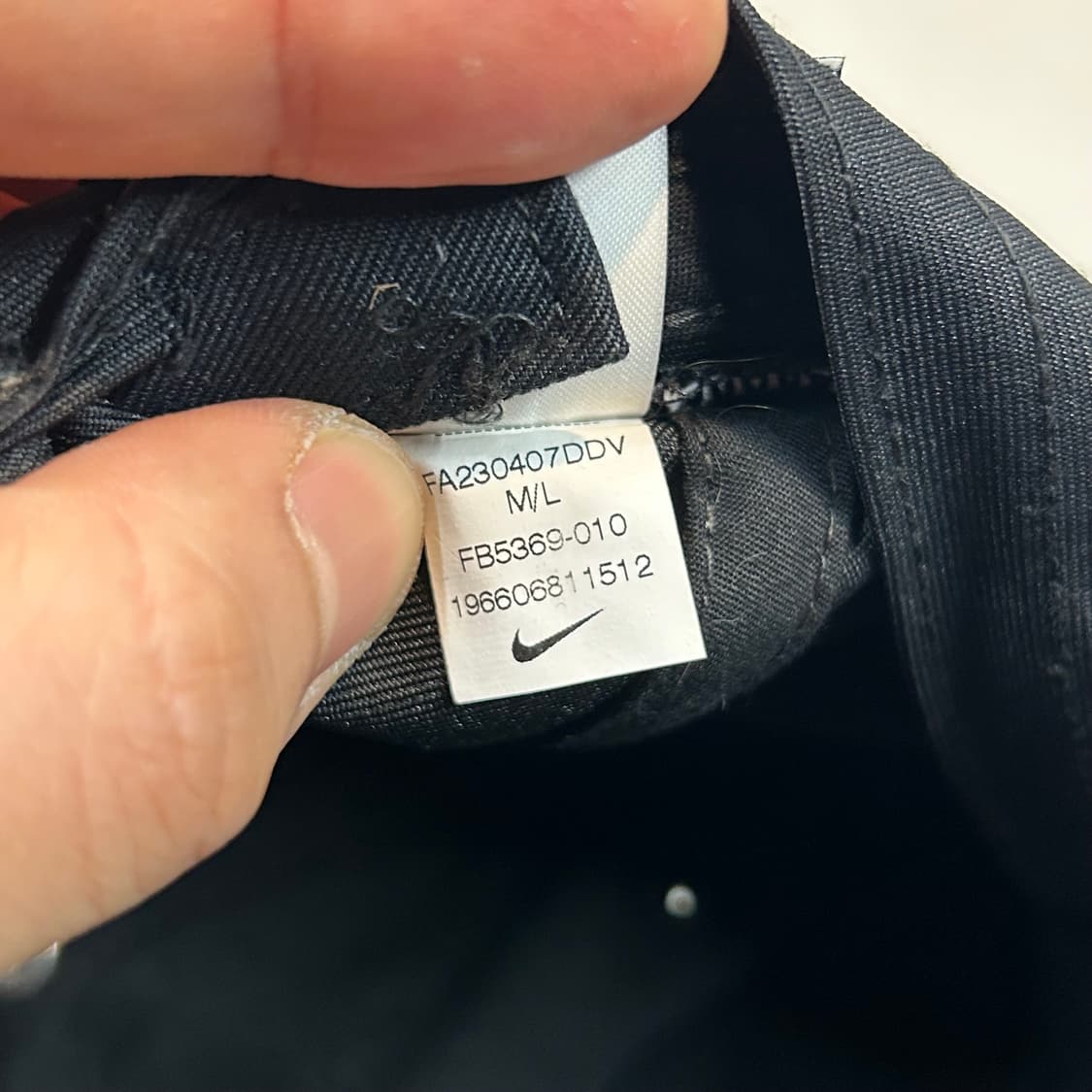 나이키 블랙 볼캡 모자 Free 상품이미지8