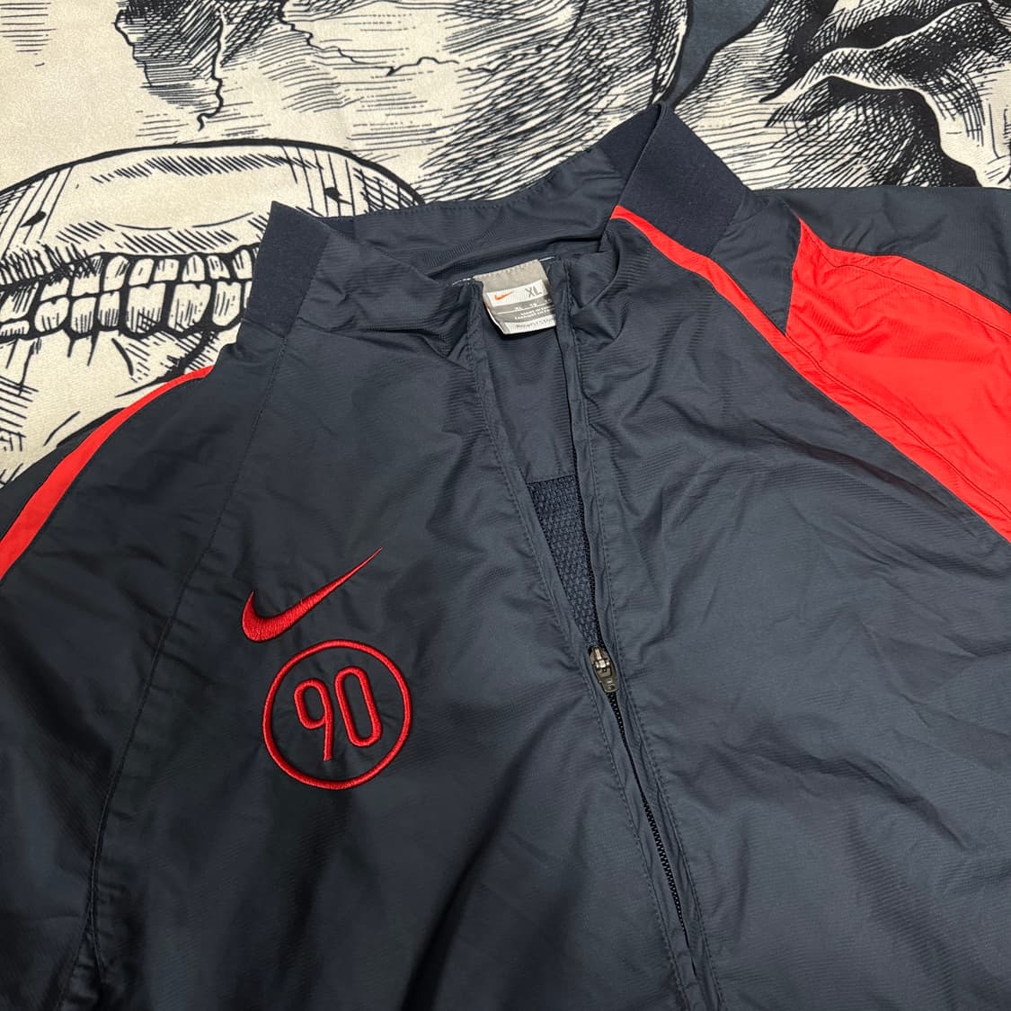 00s 나이키 올드스쿨 토탈90 바람막이 웜업 XL사이즈 상품이미지2