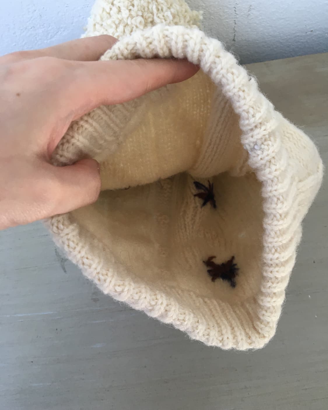  stitch point pom knit beanie 상품이미지7