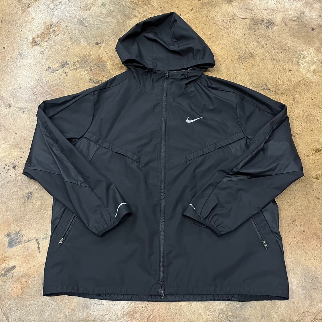 [정품/XXL] 나이키 블랙 바람막이 후드집업 b17 상품이미지2