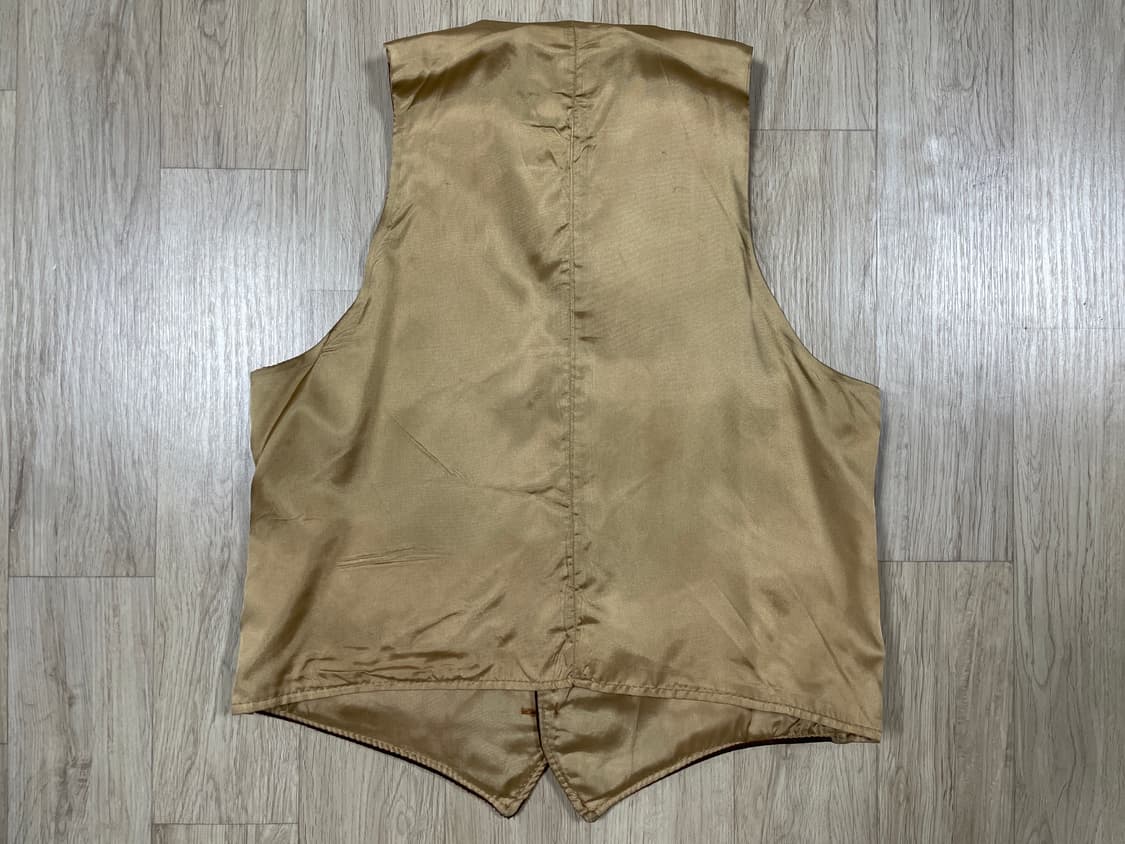 95) 70's 미국제 리얼 가죽스웨이드 웨스턴 베스트 상품이미지2