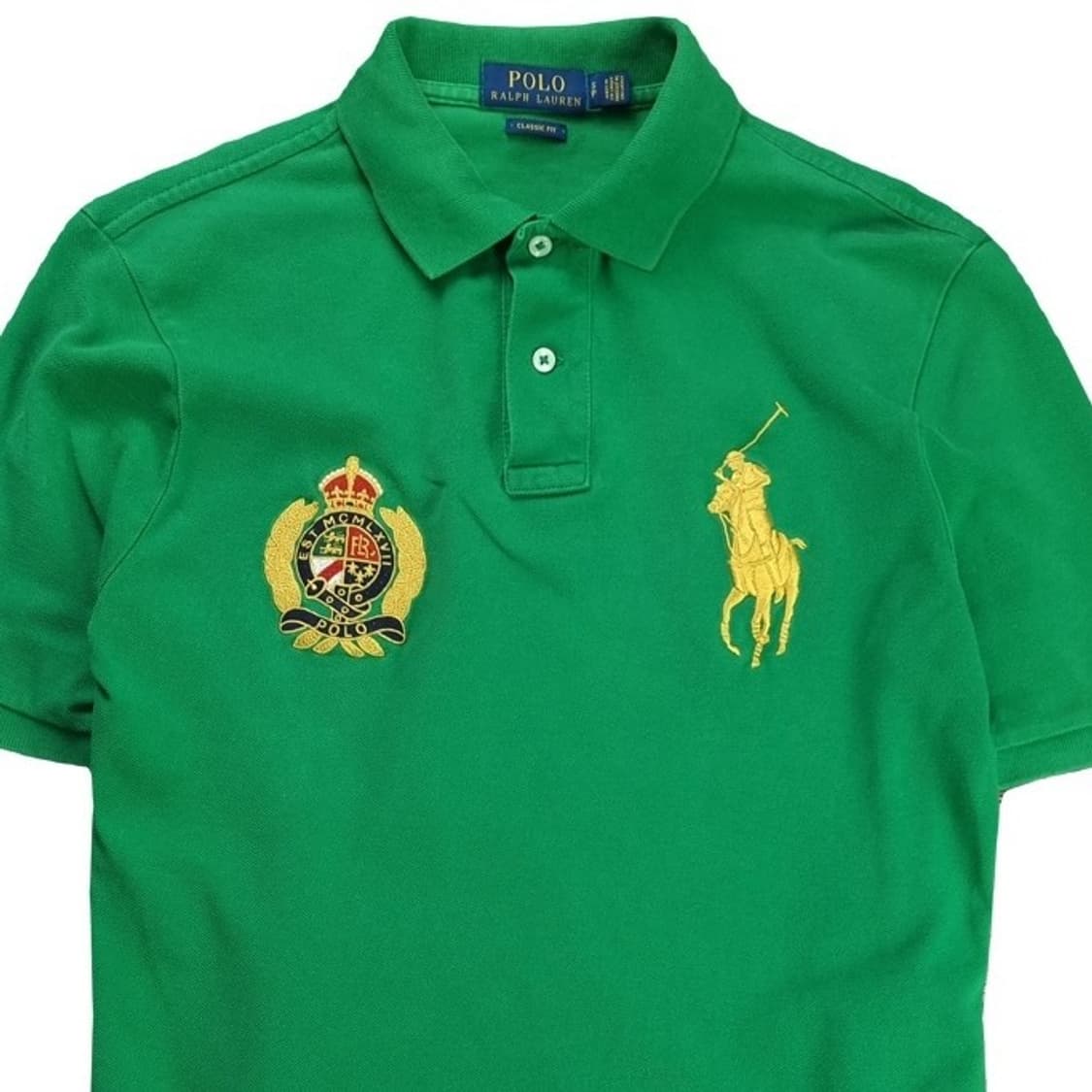 [폴로 랄프로렌] 빅포니 자수 카라티 그린 M20230 상품이미지4