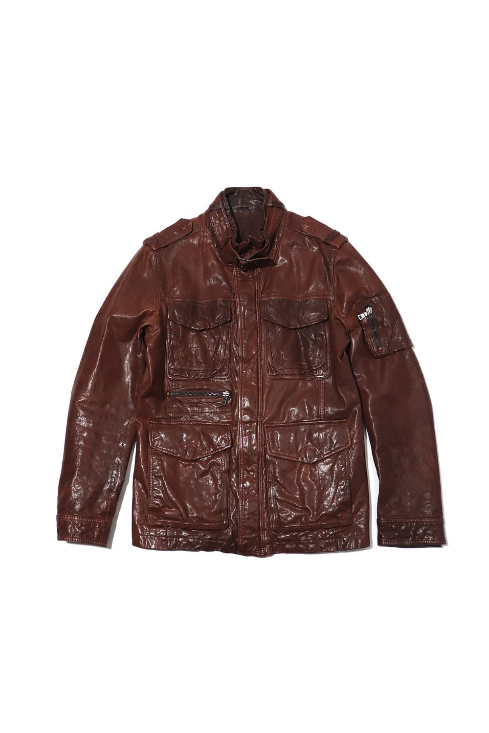 VINTAGE LEATHER 모카무스 베지터블 램스킨 재킷 size 95 상품이미지1