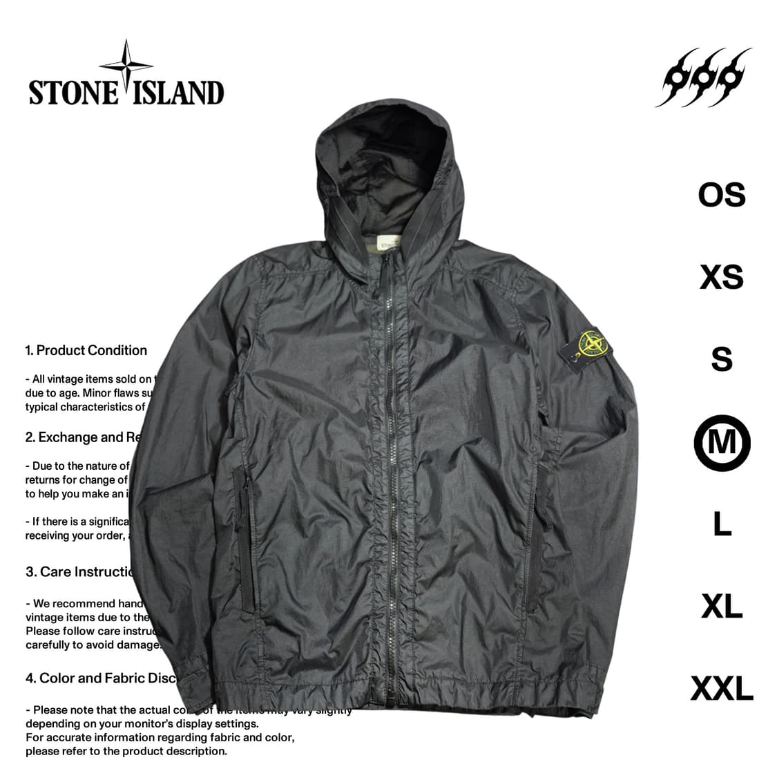 스톤아일랜드 멤브라나 3L TC M사이즈 자켓 상품이미지1