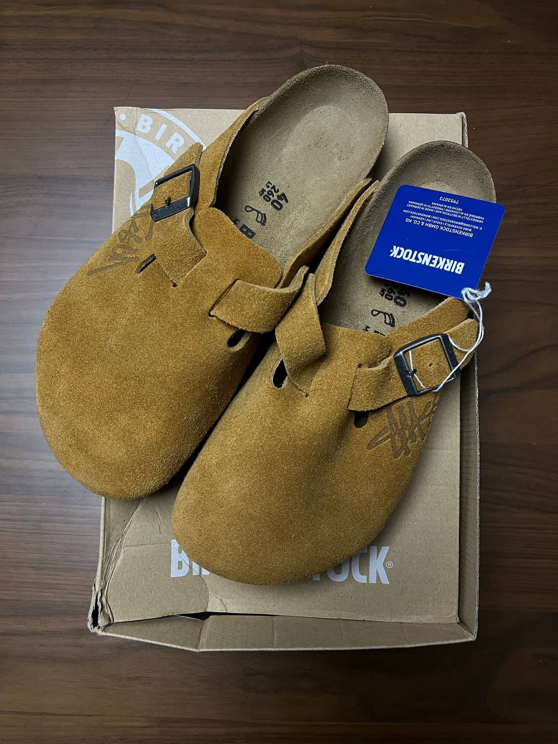 [40]스투시 버켄스탁 보스턴 카라멜 상품이미지1