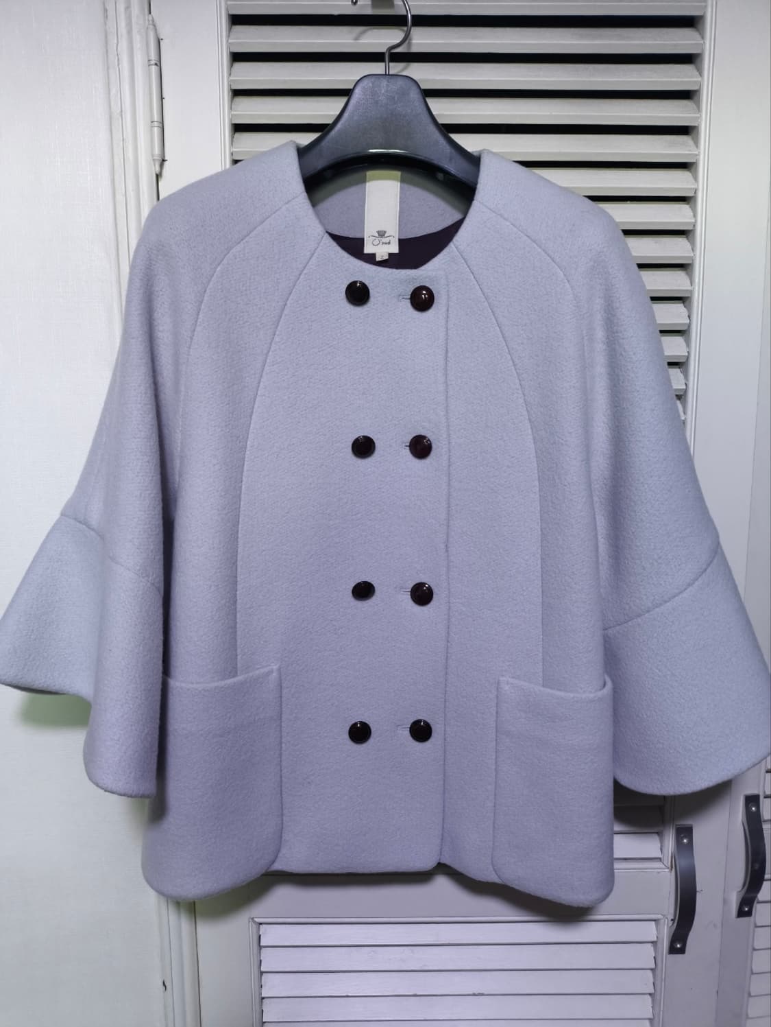 88 한섬 O2ND 오즈세컨 라벤더 더블코트 상품이미지1