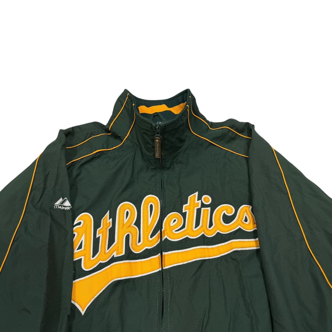 마제스틱 빈티지 오클랜드 애슬레틱스 바람막이 자켓 그린 L 상품이미지2
