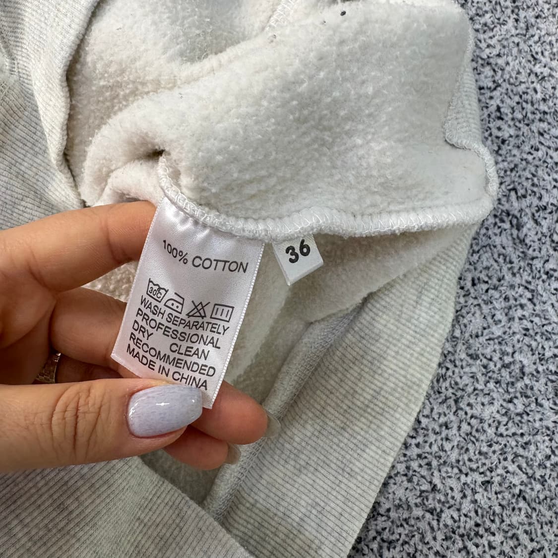 36 고급 책 로고 기모 후드티 0305J 상품이미지6