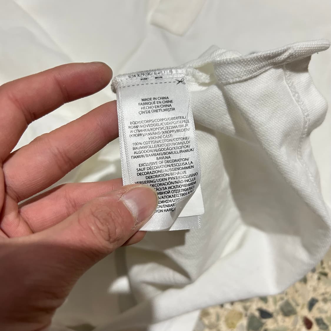 폴로(POLO RalphLauren)화이트 카라 반팔티 상품이미지6