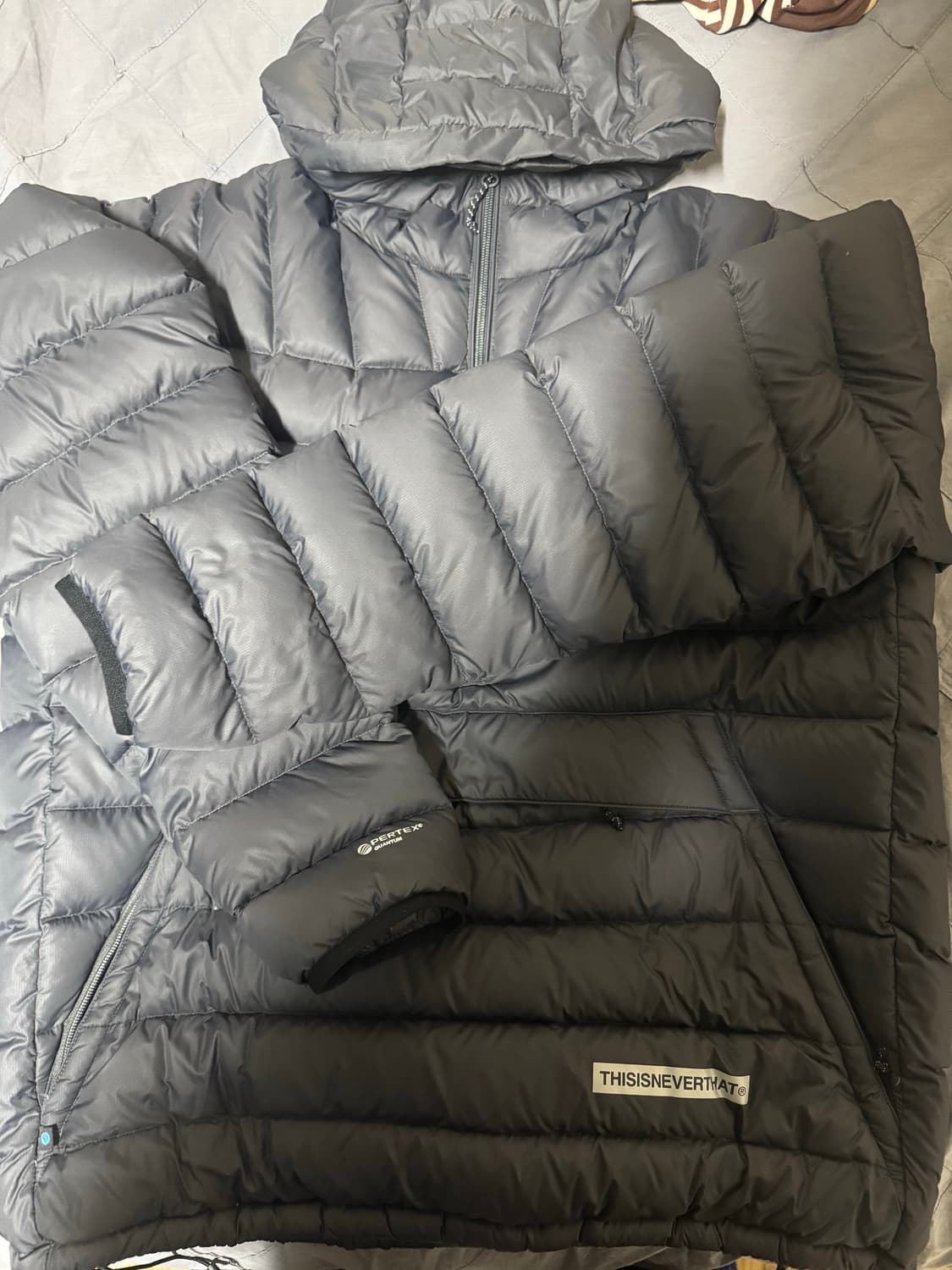 디스이즈네버댓 다운풀오버 블랙XL 상품이미지1