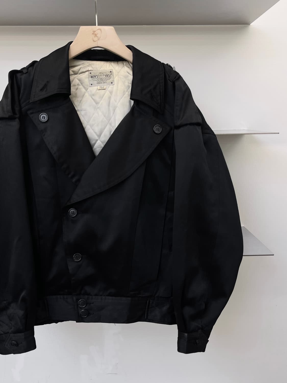 Men’s Vasc 90s 유로피안 크롭드 트렌치 자켓 상품이미지3