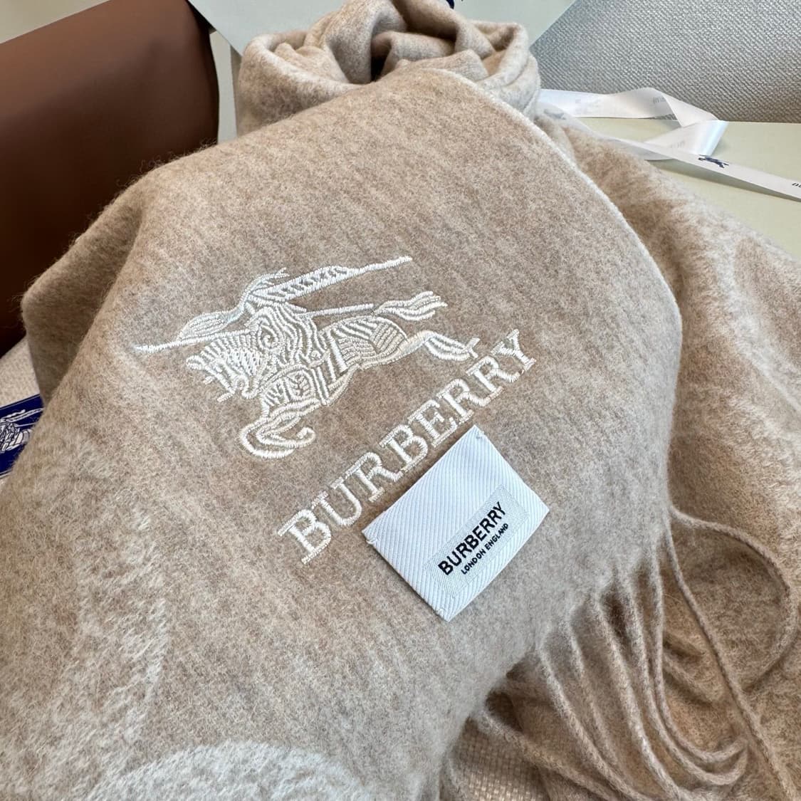 버버리 리버서블 스카프 100% 램스울
 상품이미지5