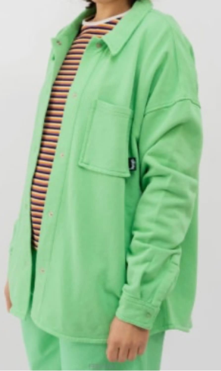 스투시 그린 셔츠 자켓 판매합니다!!!!!!!!! 상품이미지1