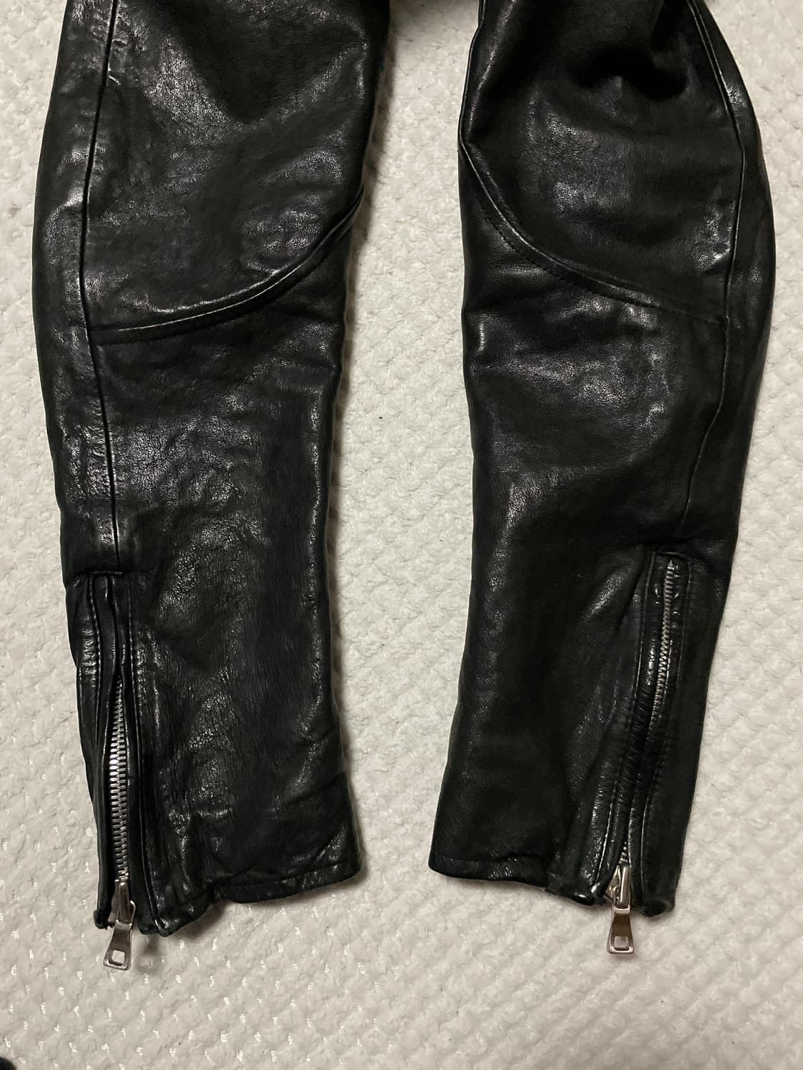 셀렉티즘 웨스턴 무드 램스킨 양가죽 레더 자켓 상품이미지7