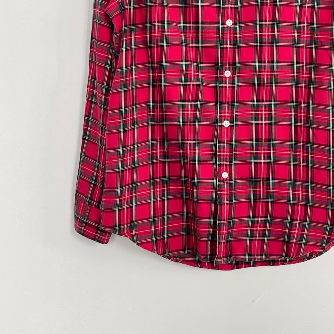 폴로 랄프로렌 레드 체크 셔츠 상품이미지5