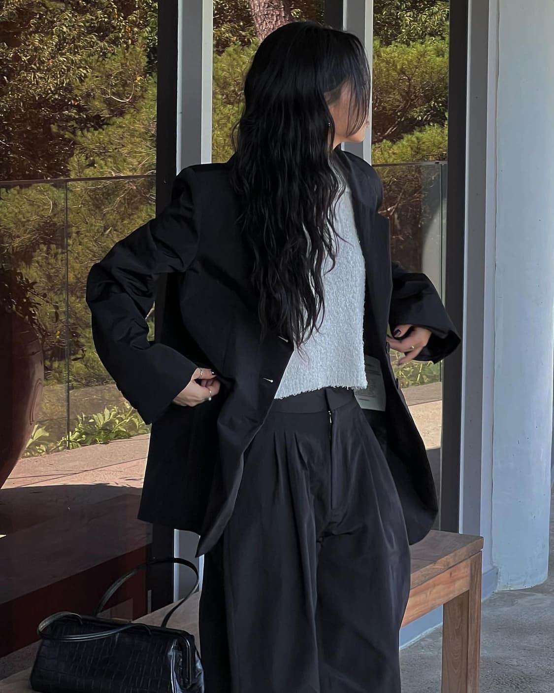 트리밍버드 Glow Suit Jacket [ Blue Gray ] 상품이미지4