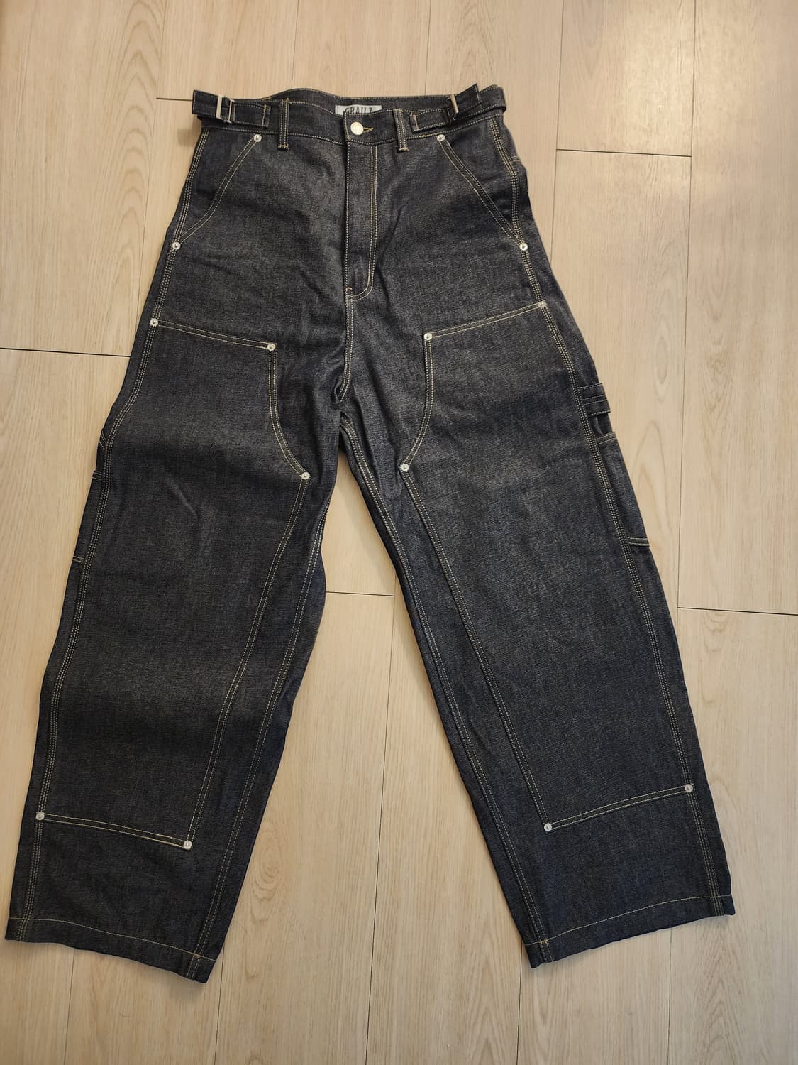 그레일즈×코인서울 카펜터 데님팬츠 [인디고, 1사이즈] 상품이미지2