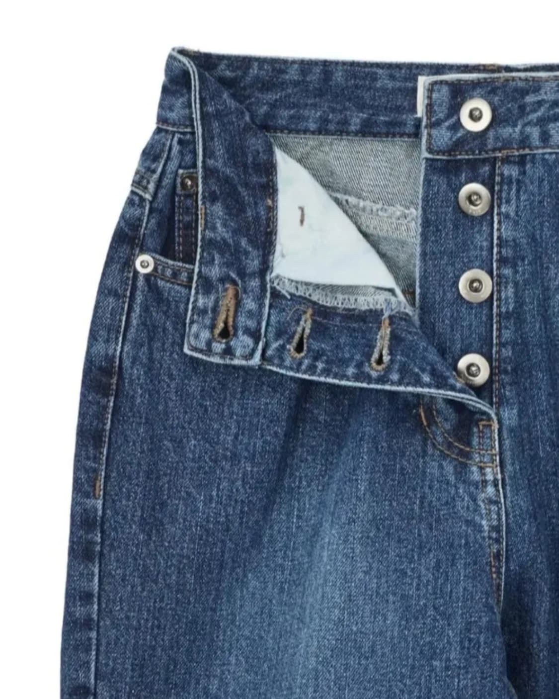 바네사브루노 아떼 다버튼 블루워싱 데님팬츠 77사이즈 상품이미지4