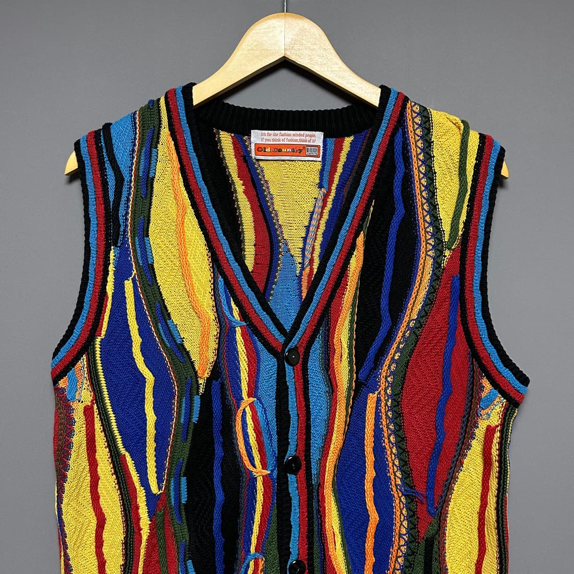 [L]쿠지st 빈티지 케이블 니트 베스트 상품이미지2