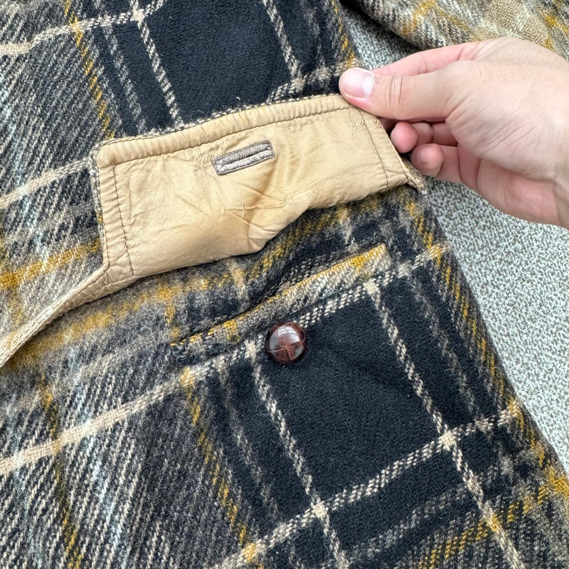 (1980~1990)구찌 울 코트  상품이미지5