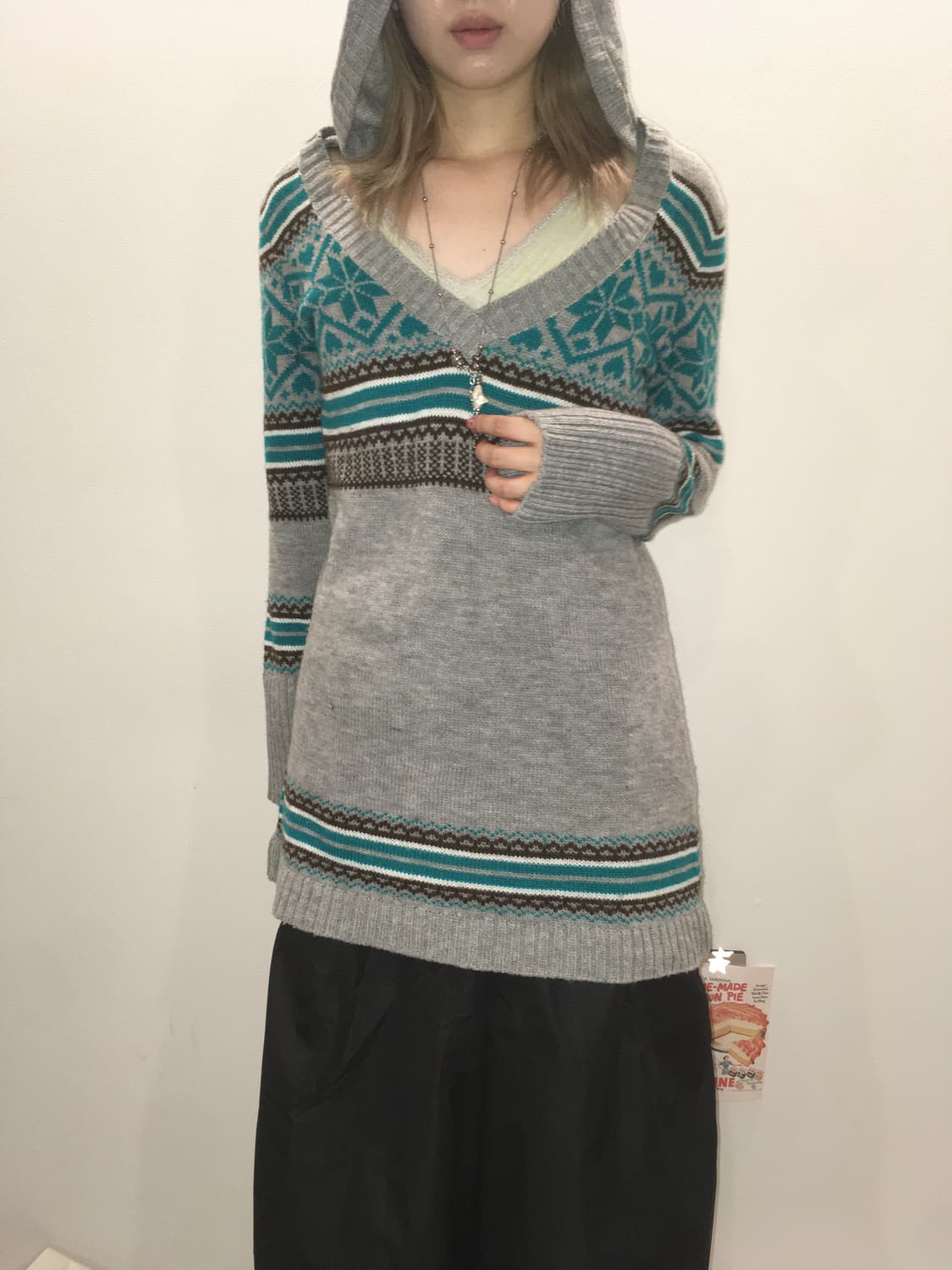 jpn vintage charcoal hood nordic one pie 상품이미지1