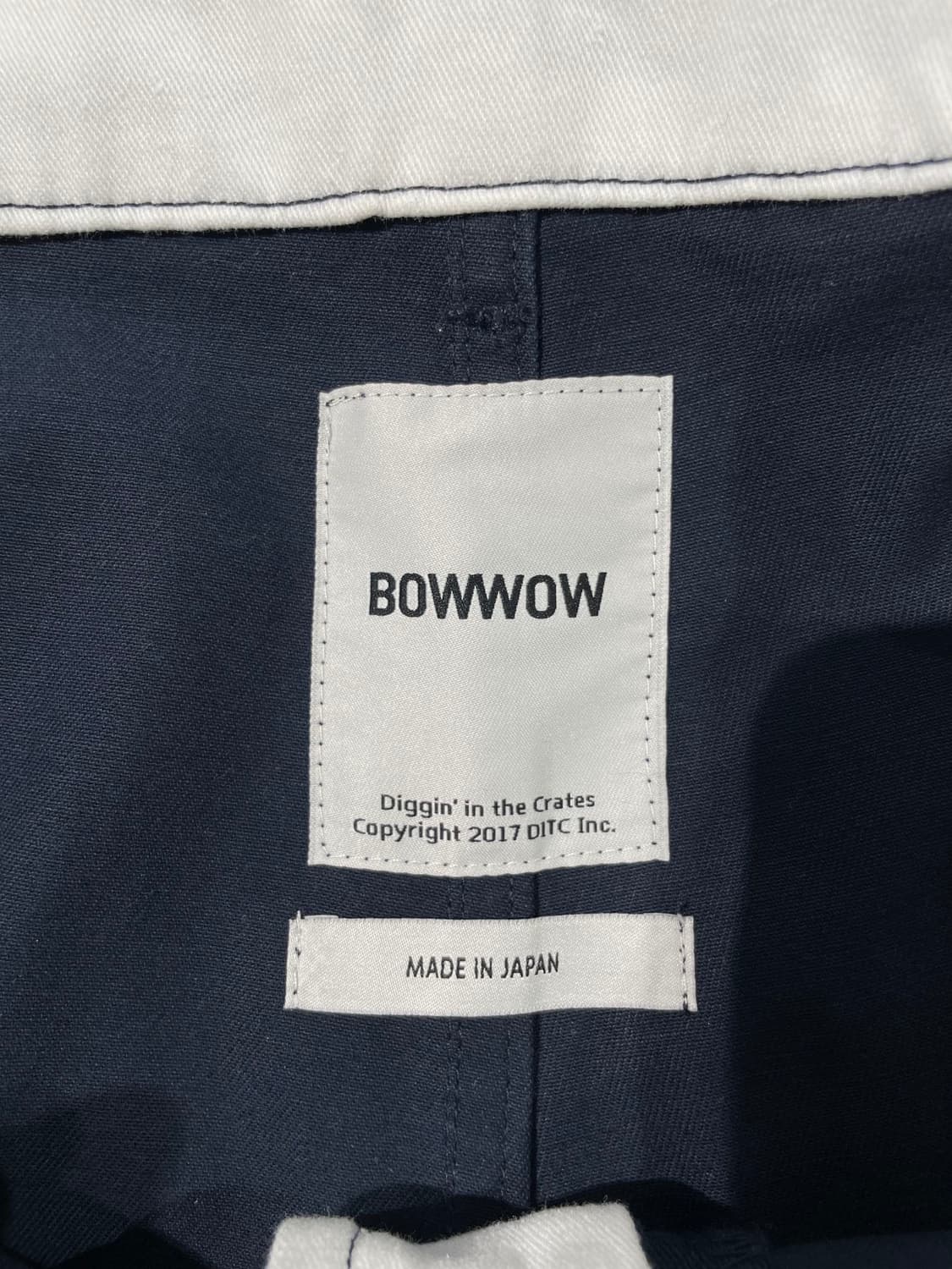 빔즈 x 바우와우 네이비 페인티드 빅 치노 쇼츠 상품이미지7