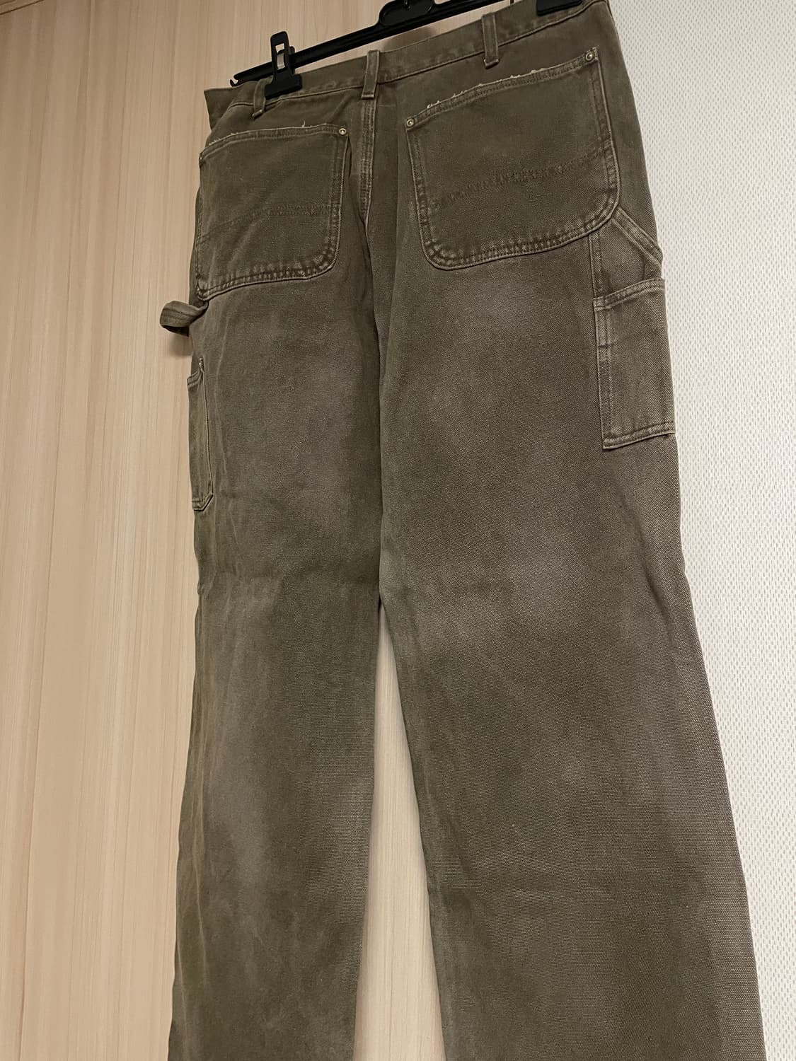 [L] 카미야 보로 덕 더블니 팬츠  상품이미지4