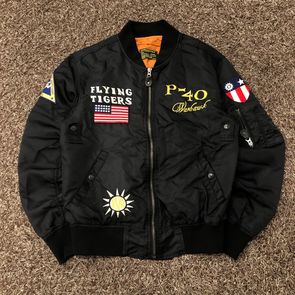 아스페시 아비렉스 플라잉타이거 MA-1 플라이트 항공 점퍼 상품이미지1