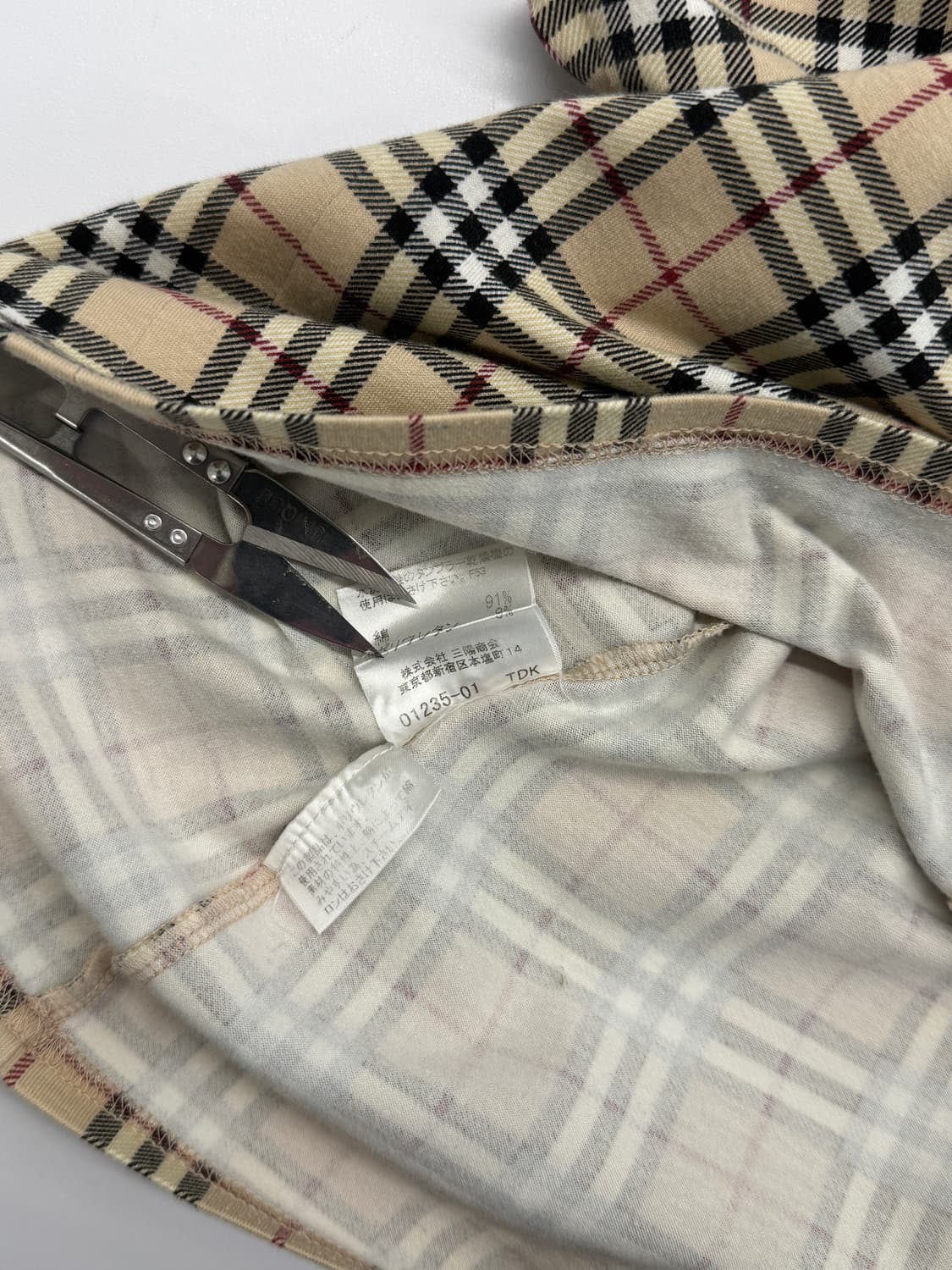 Burberry 버버리 체크 하이넥 슬리브리스 1 상품이미지7