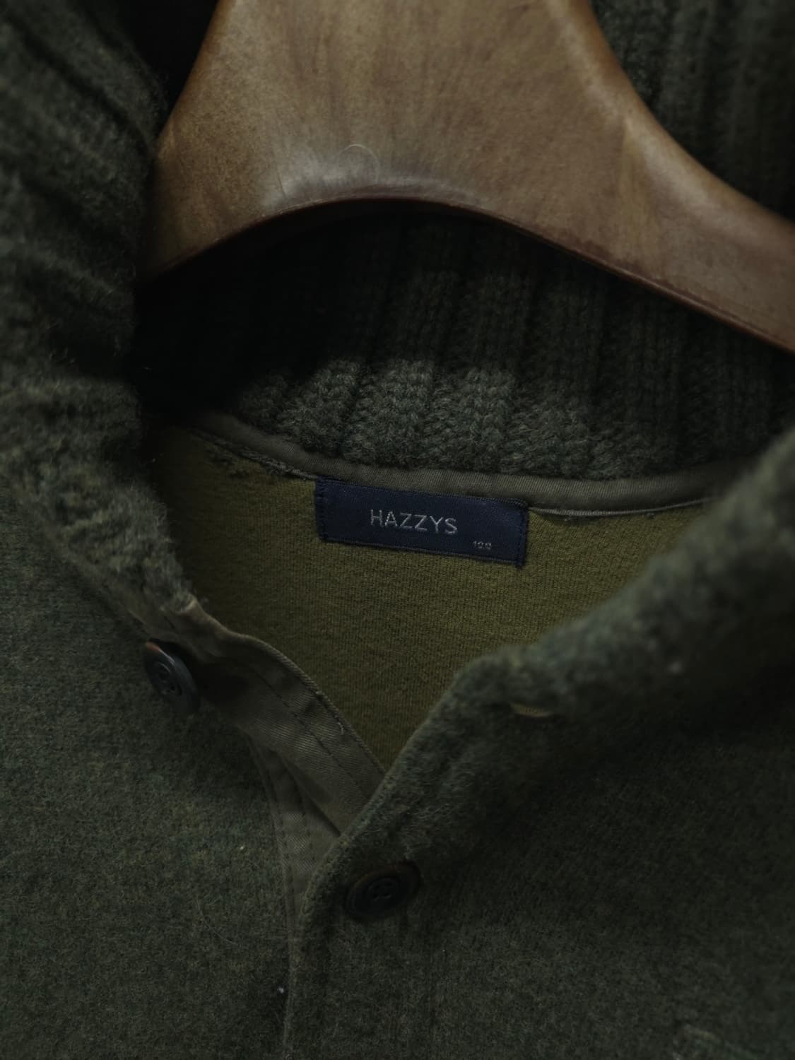 헤지스 단추 카라 울니트 ( 남성100 ) 상품이미지7