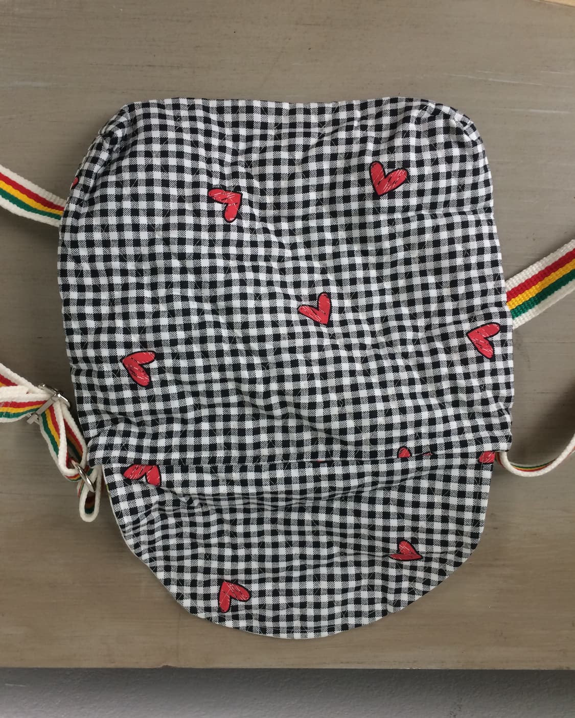 check heart mixed pattern cross bag 상품이미지9