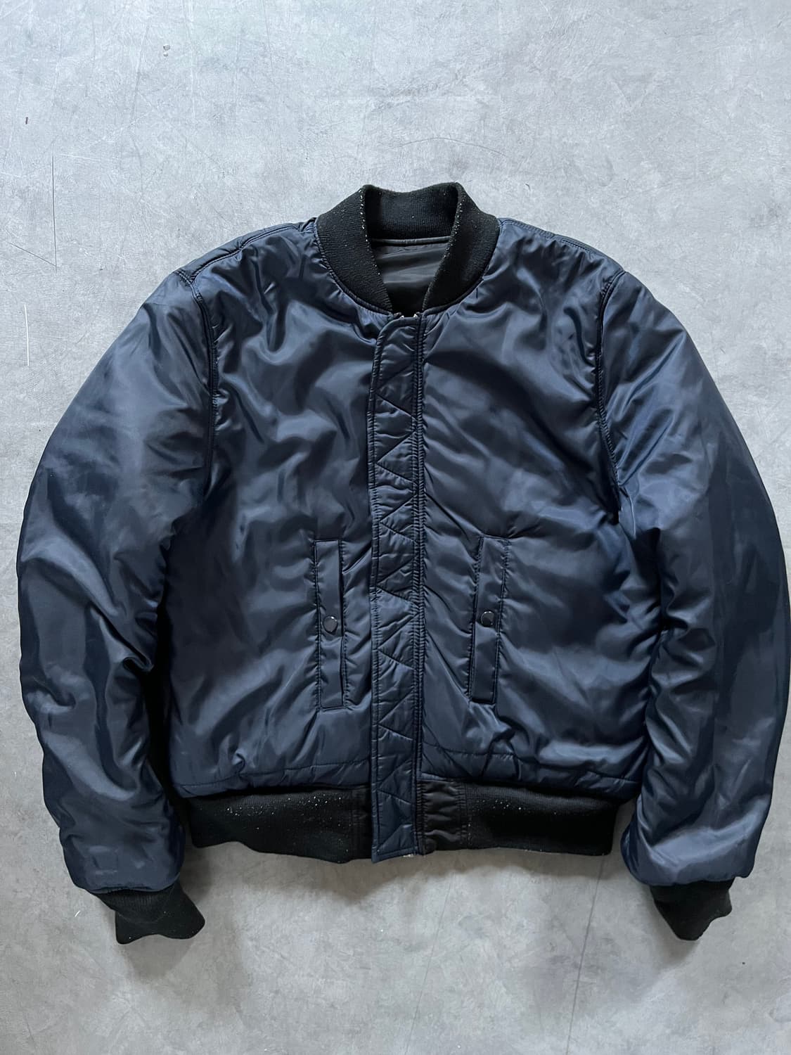 Alpha Industries 알파 인더스트리 네이비 블랙 리버시블 MA 상품이미지7