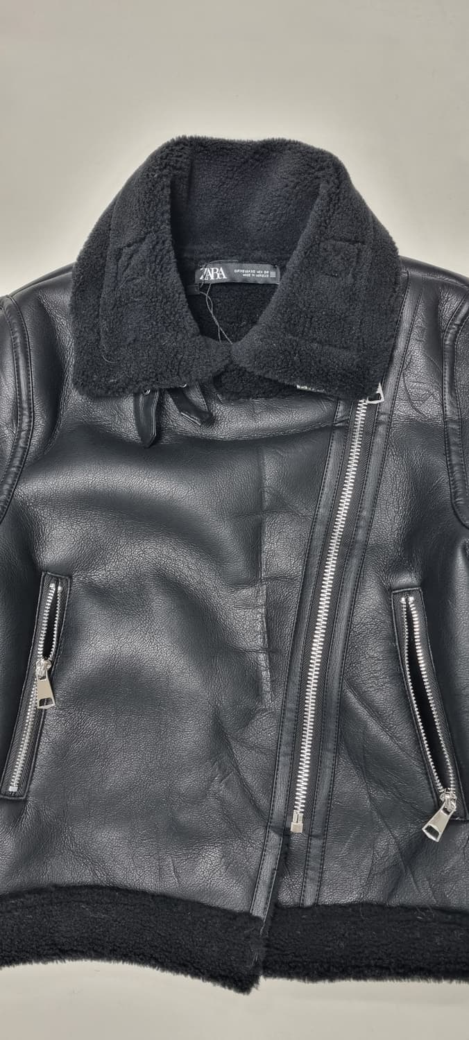 자라 에코퍼 무스탕 자켓 XS _ 여성 상품이미지2