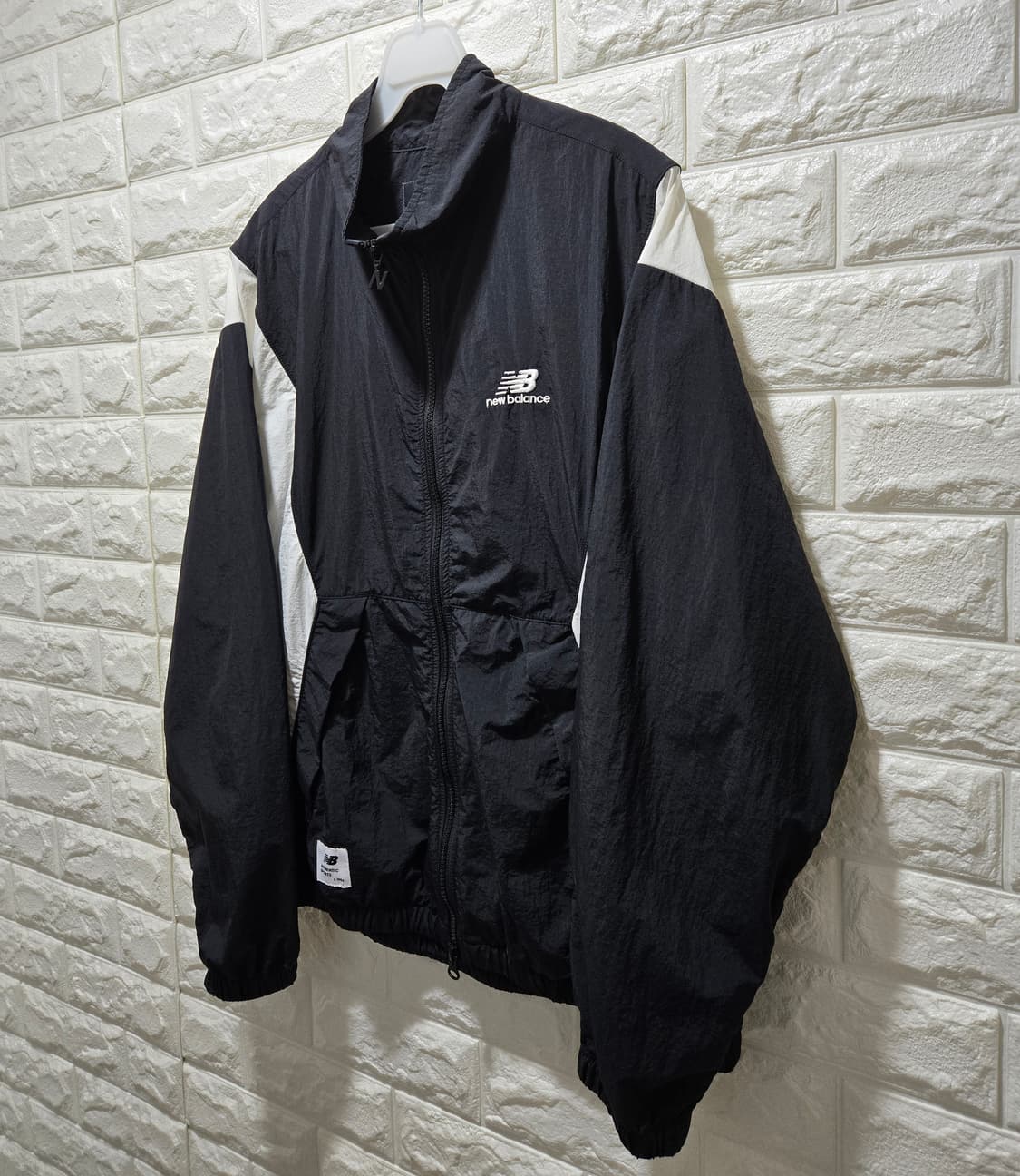 뉴발란스 컬러블록 웜업자켓 바람막이 자켓 95~100 상품이미지3