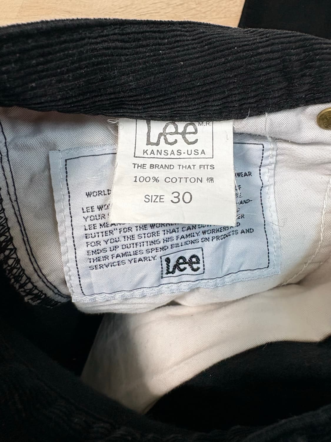 Lee 코듀로이팬츠 상품이미지4