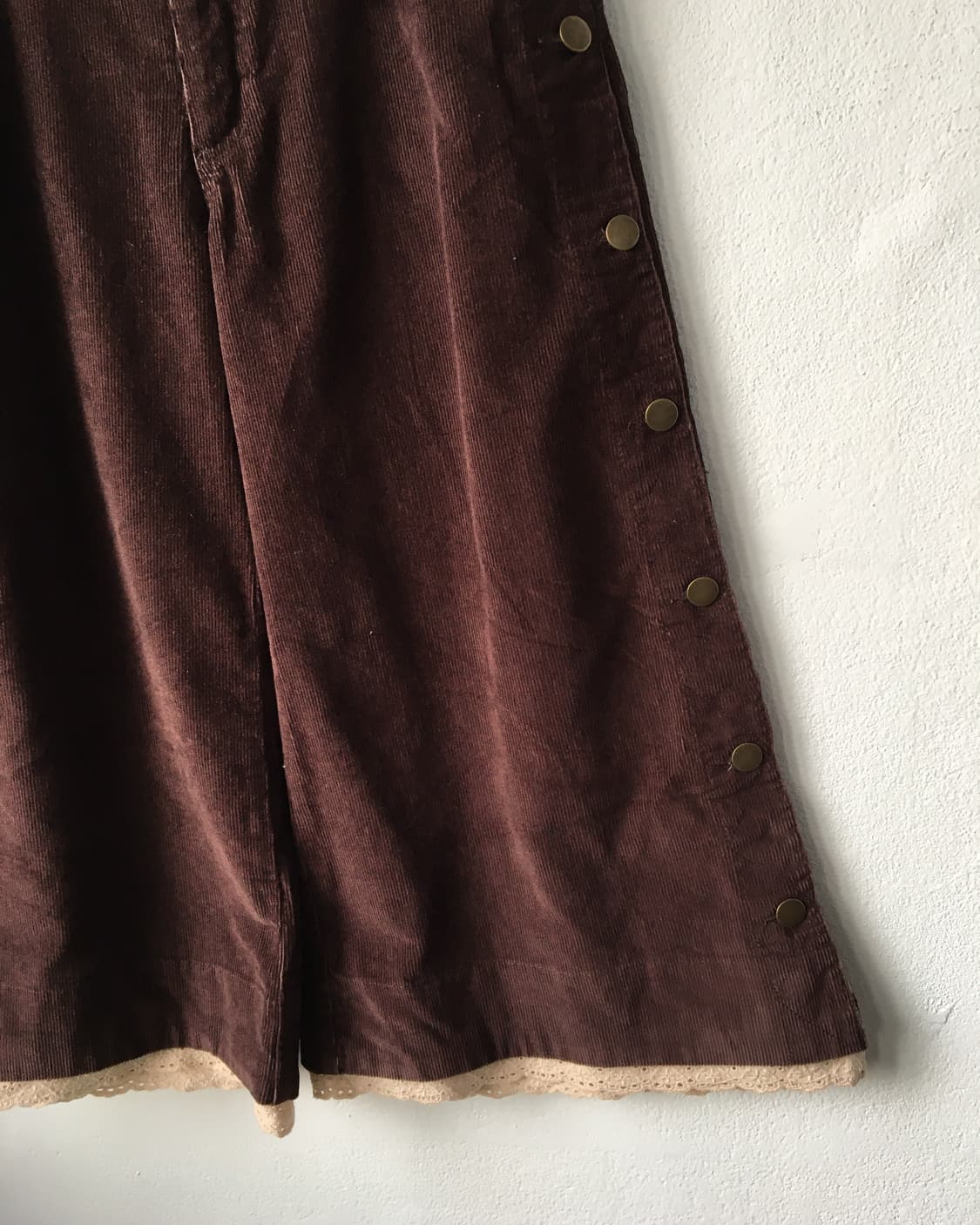 Button up point corduroy capri patns 상품이미지5