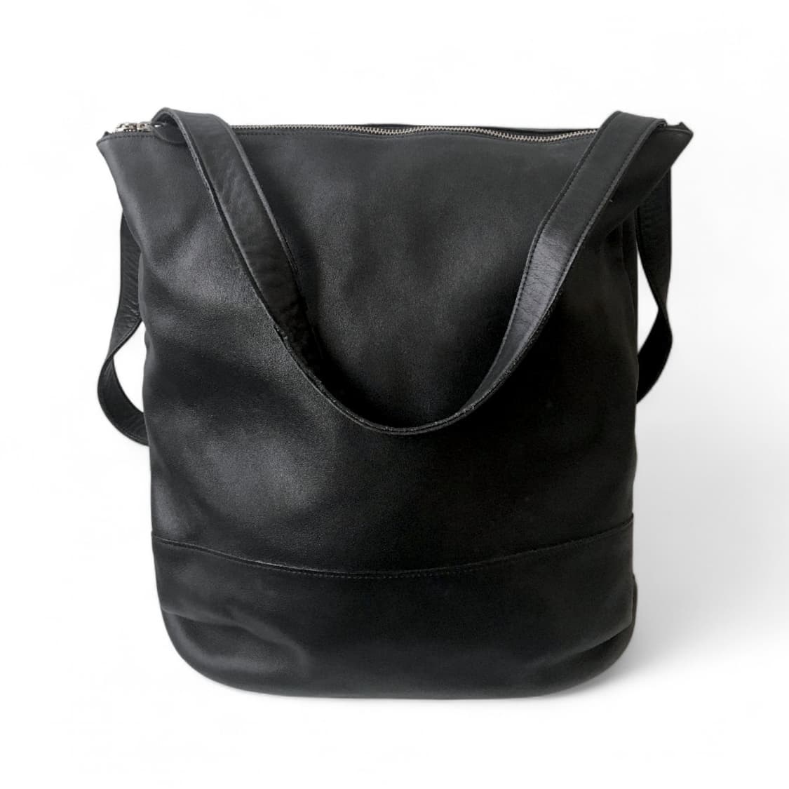 요지야마모토 와이즈 레더 숄더 백팩 상품이미지1