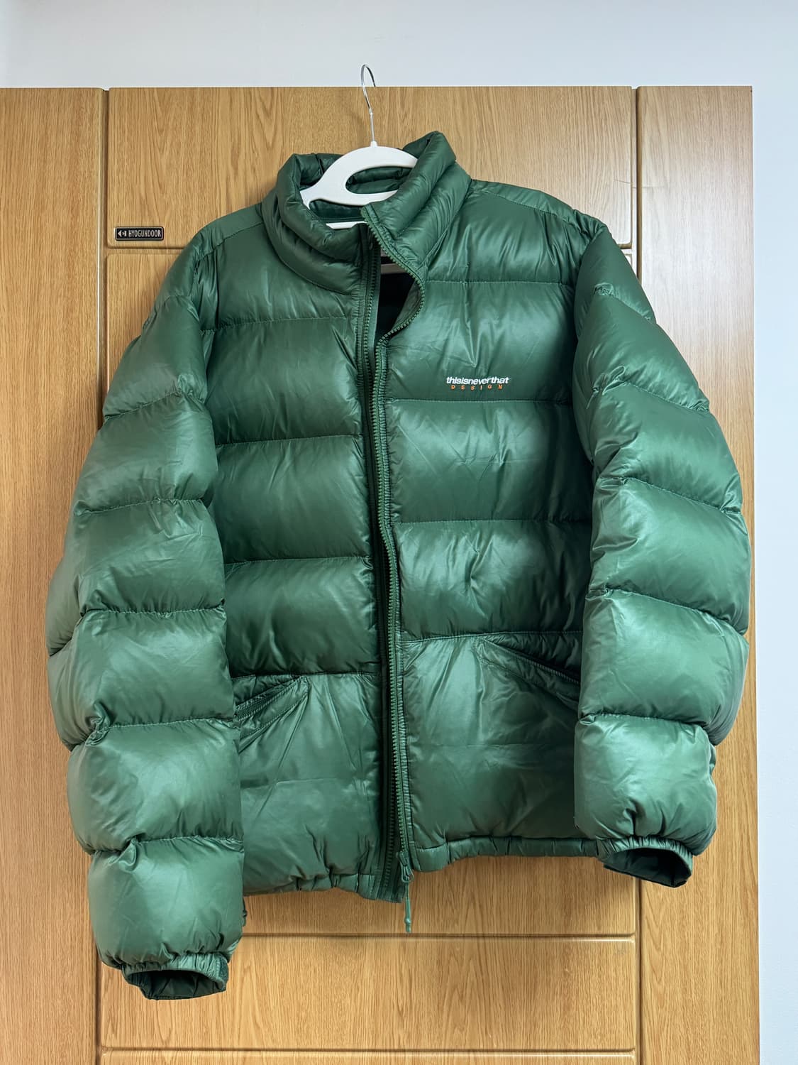 디스이즈네버댓 DSN 다운 푸퍼 자켓 그린 L 상품이미지2