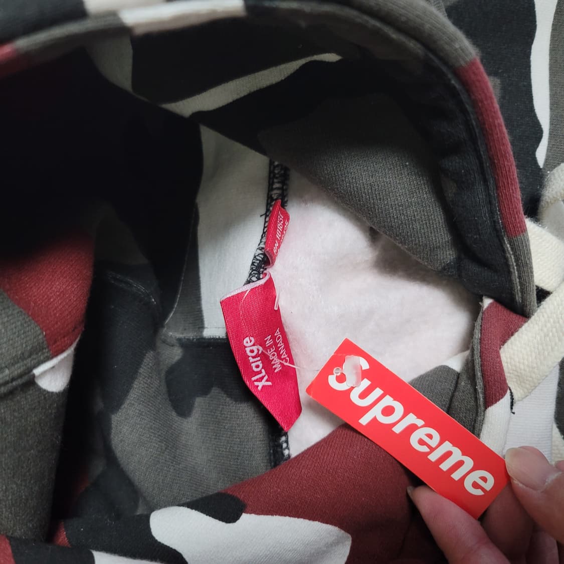 슈프림 카모 후드 상품이미지2