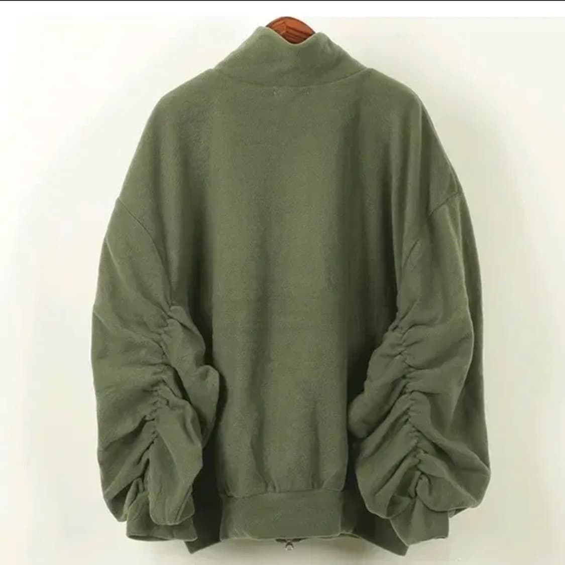 투웨이 셔링 오버핏 후리스 새옷 상품이미지1