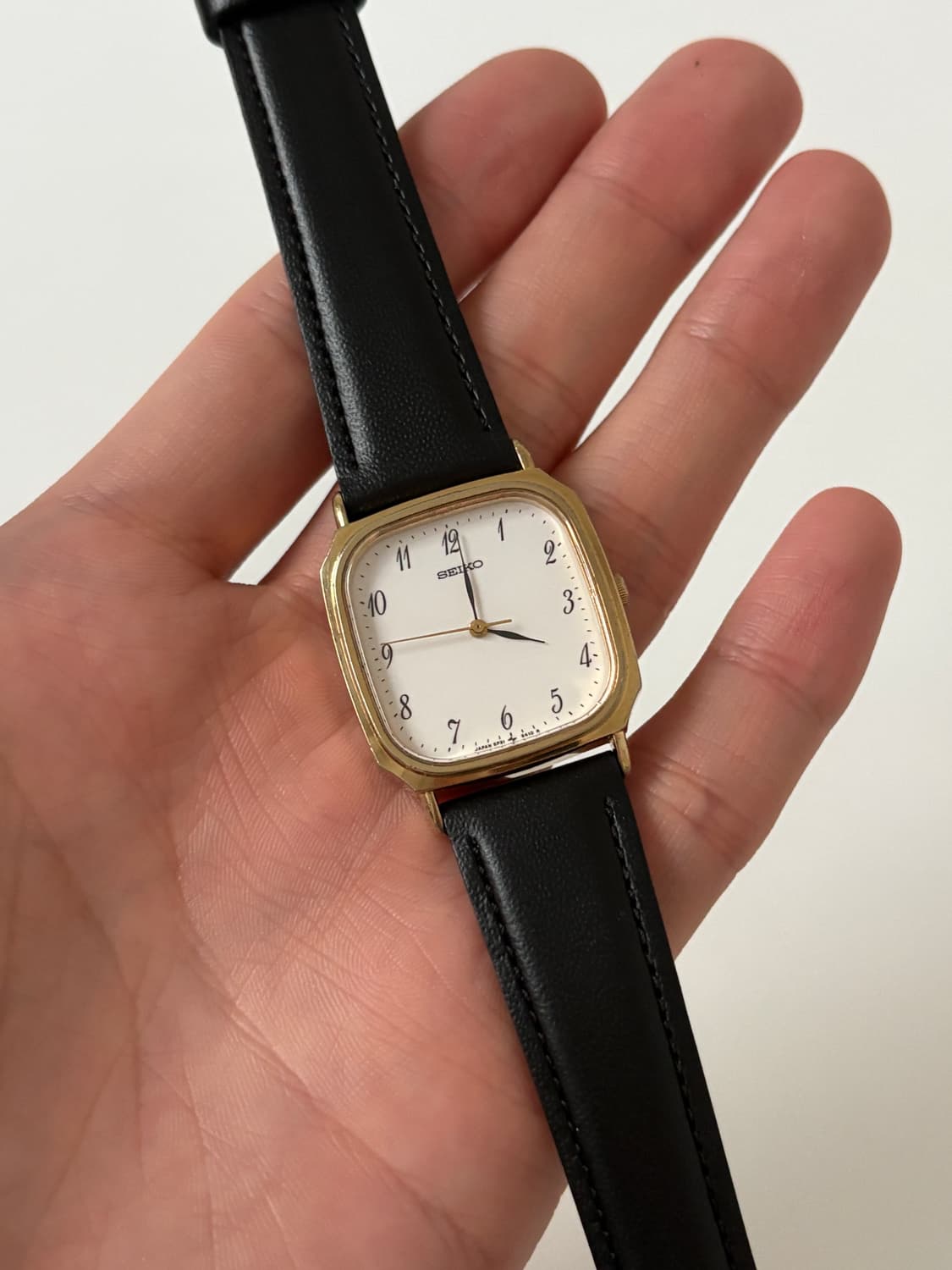 1980s Arabic Index Gold Square Quartz  상품이미지1