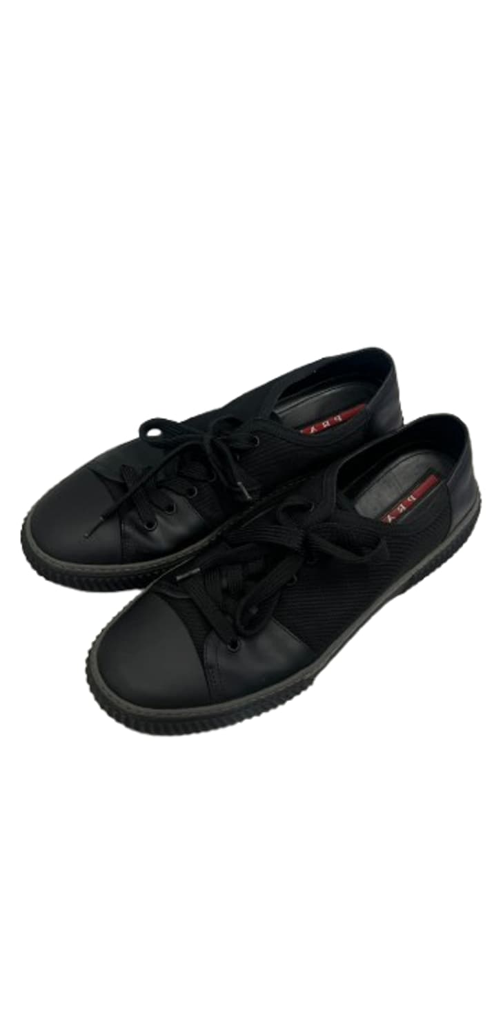 [270] 프라다 스포츠 스트라투스 레더 메쉬 스니커즈 로퍼 상품이미지1