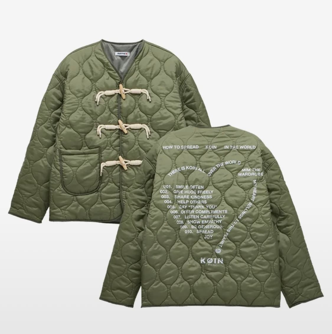 밈더워더로브 러브레터 퀄팅자켓  상품이미지1