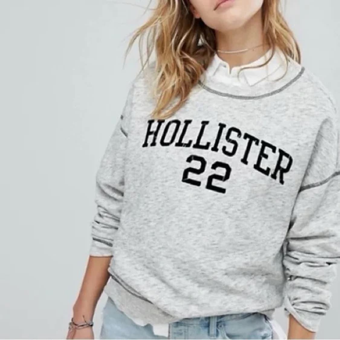 홀리스터 로고 스웻셔츠 맨투맨 상품이미지10