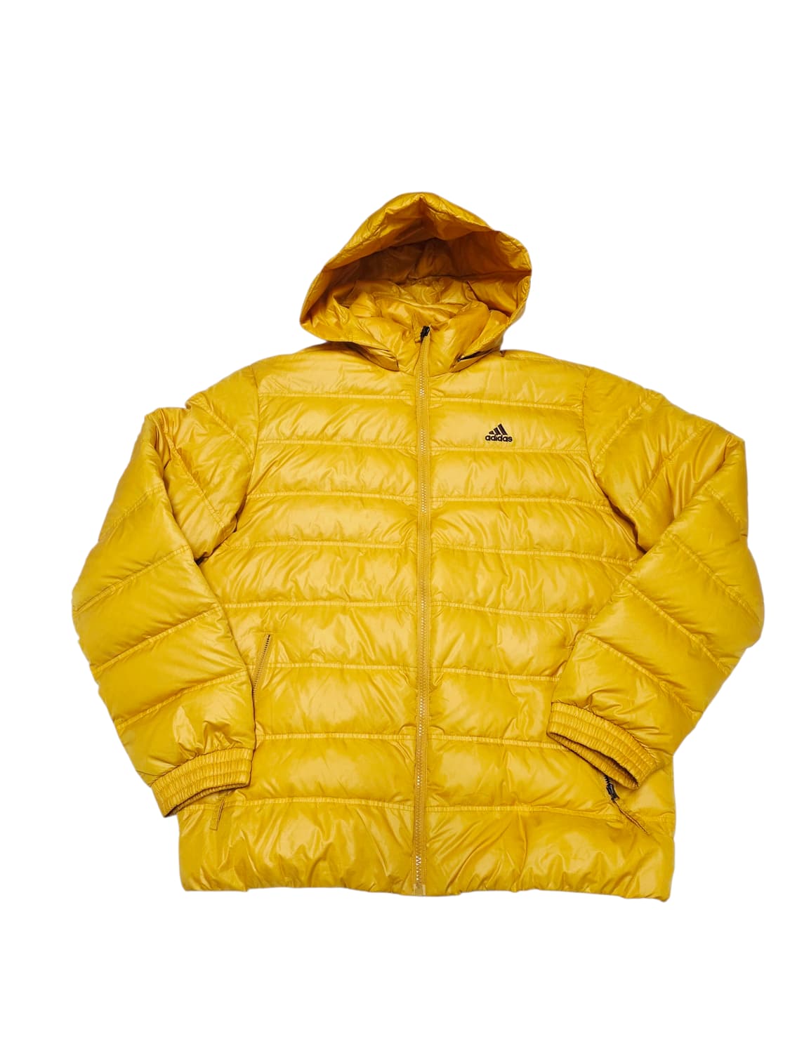[아디다스] 빈티지 머스타드 옐로우 구스다운 숏패딩 XL(105) 상품이미지2
