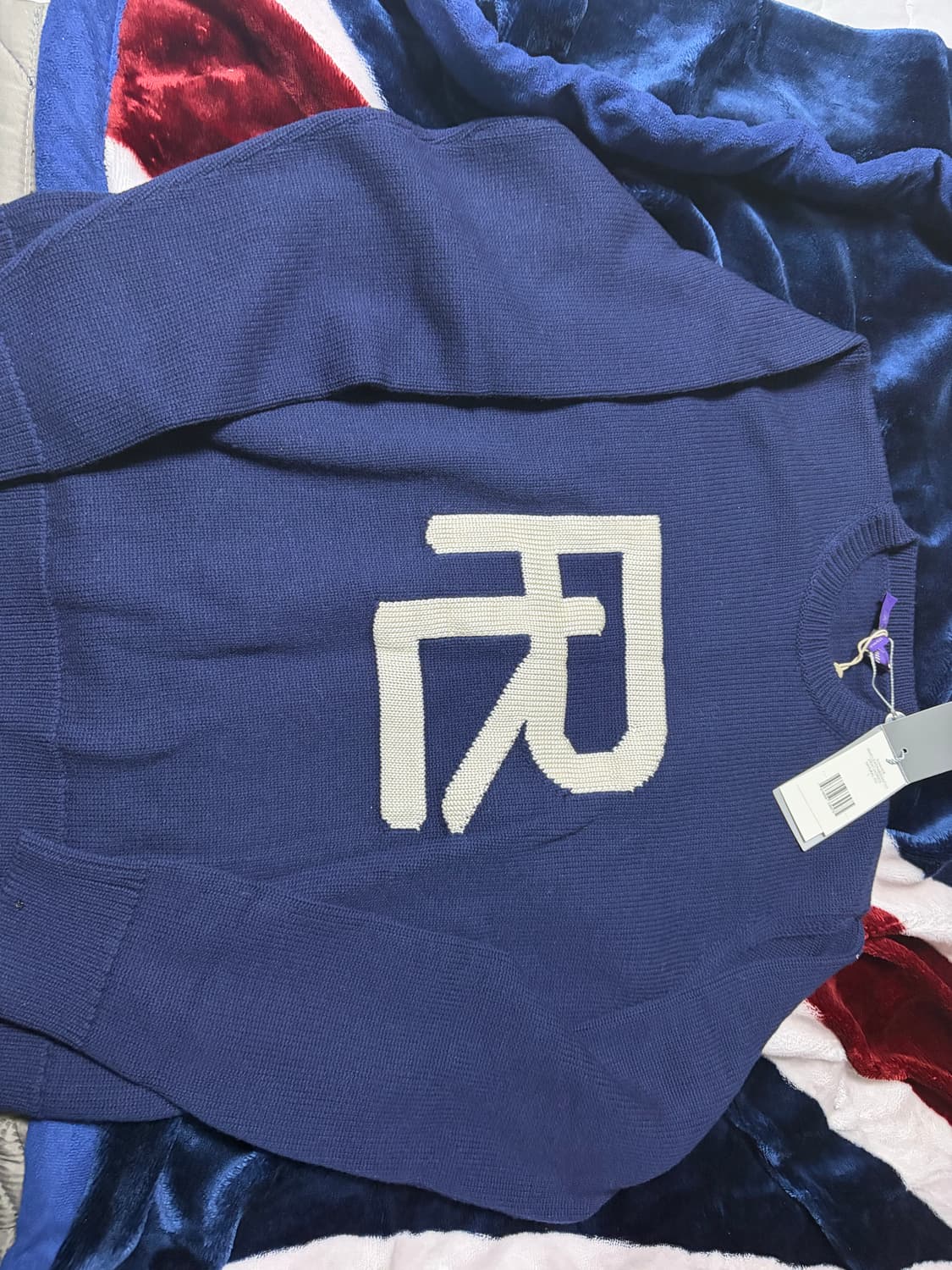 랄프로렌 퍼플라벨 RL 인타르시아 실크 니트 상품이미지1