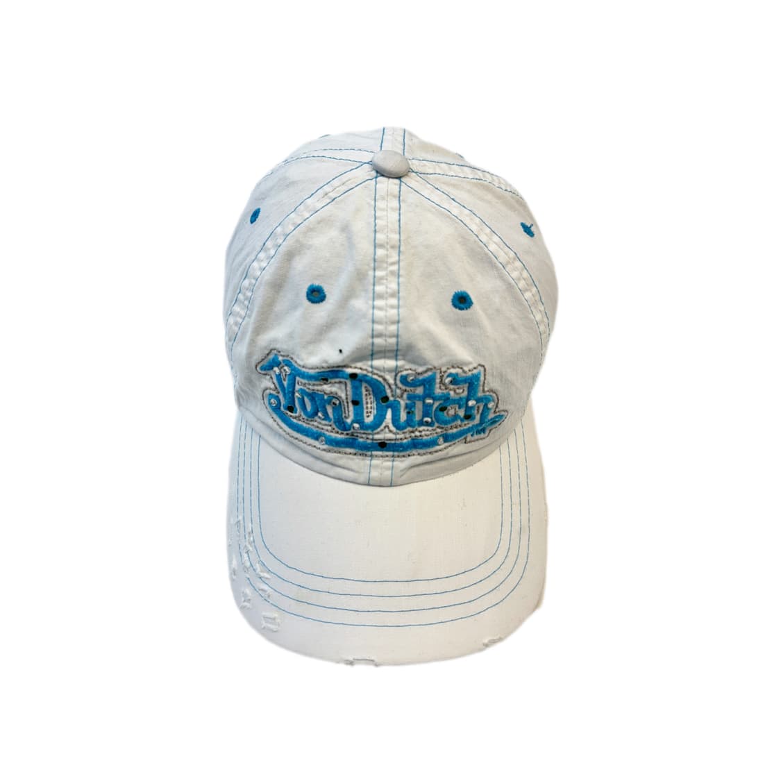 본더치 Y2K 흰하 볼캡 상품이미지2